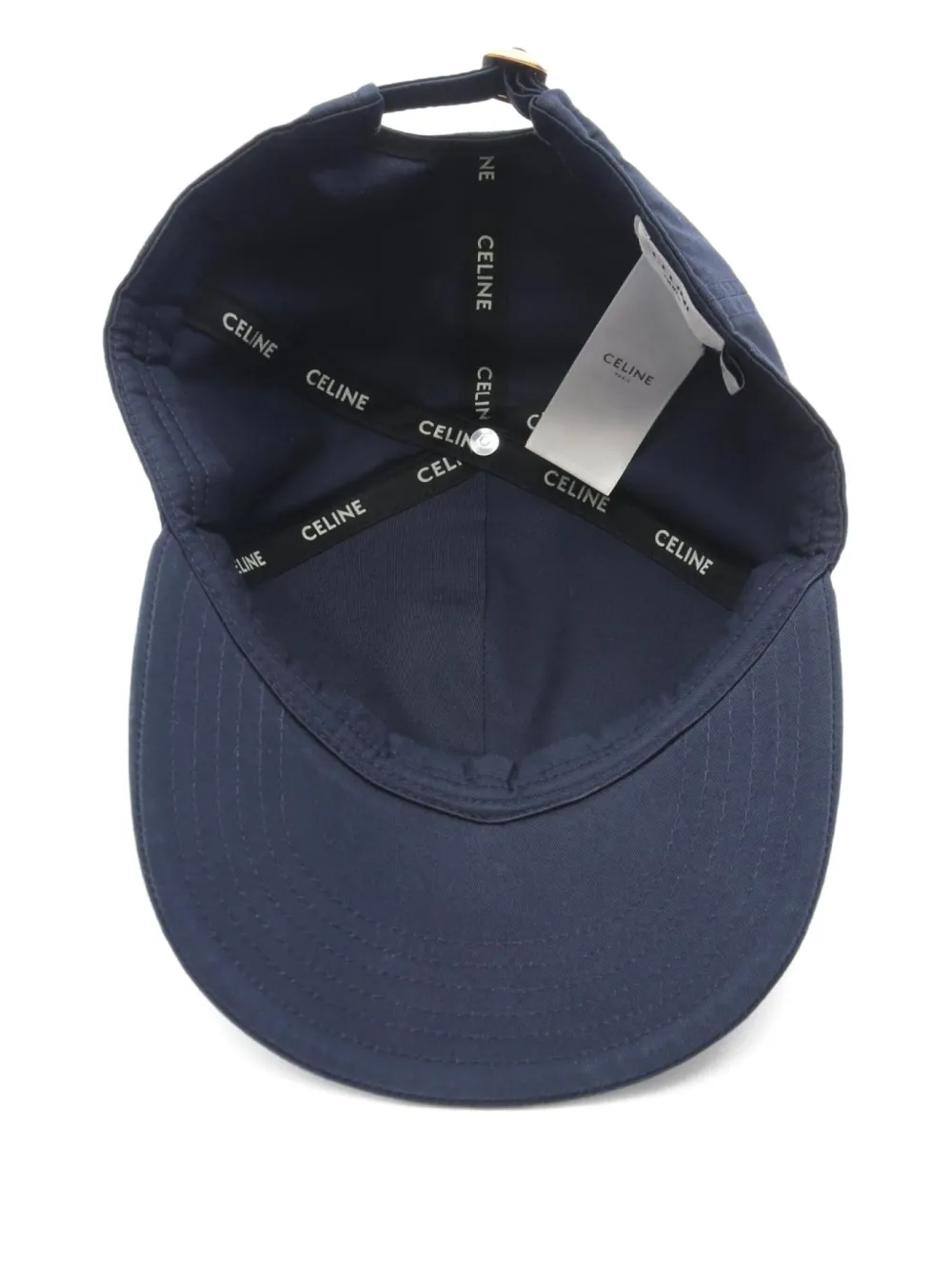 CELINE キャップ 正規品 鑑定付き CELINE（セリーヌ）キャップ 紺 サイズ:S メンズ/2200426853350