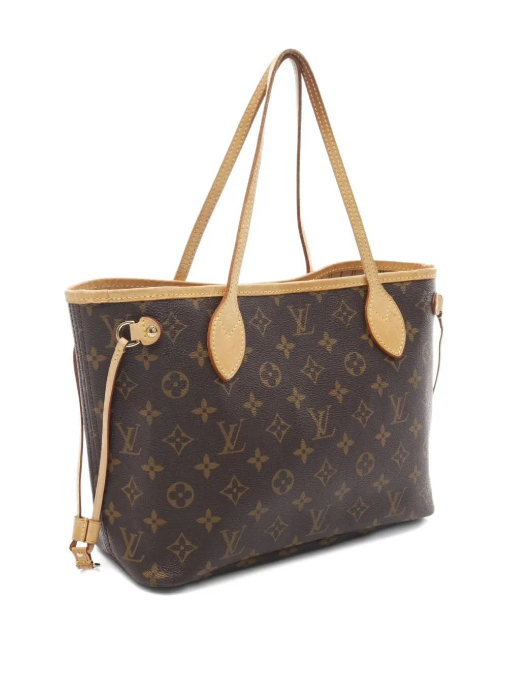 Pre-owned Louis Vuitton 2008 Neverfull Pm Tote Bag In Brown