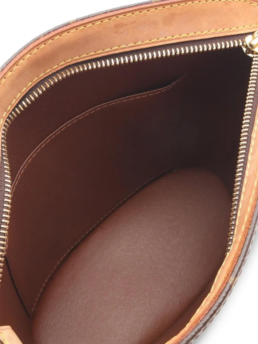 Pre-owned Louis Vuitton 2003 Druot Shoulder Bag In Brown