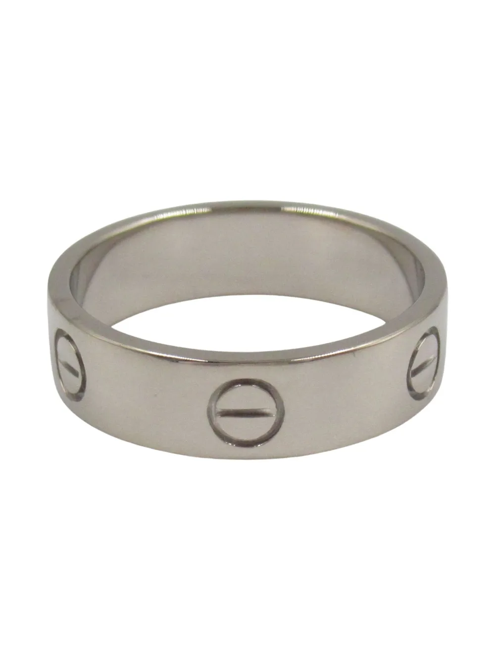 Cartier 2010s 18K white gold Love ring - Argento