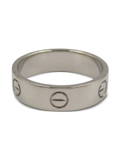 Cartier 2010s 18K white gold Love ring