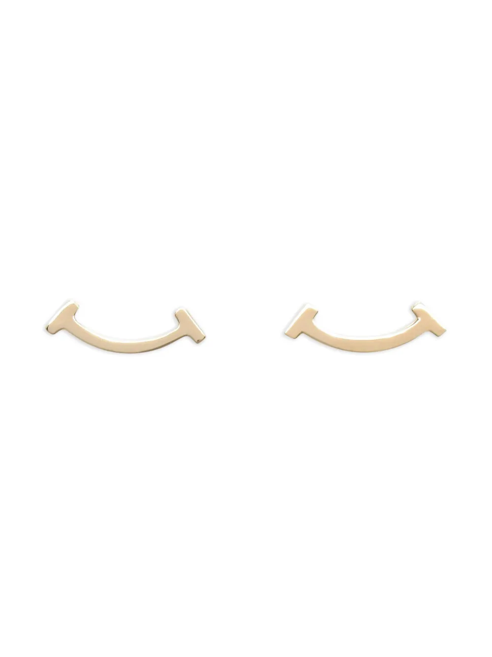 Tiffany & Co. Pre-Owned 10s 18K rose gold T-Smile earrings | Gold | Image 1