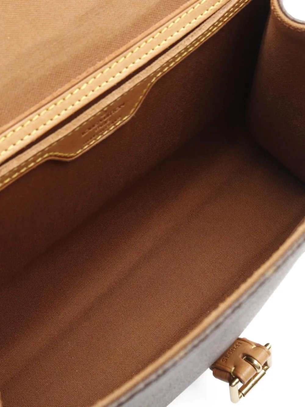 Pre-owned Louis Vuitton 2001 Bel Air Handbag In Brown