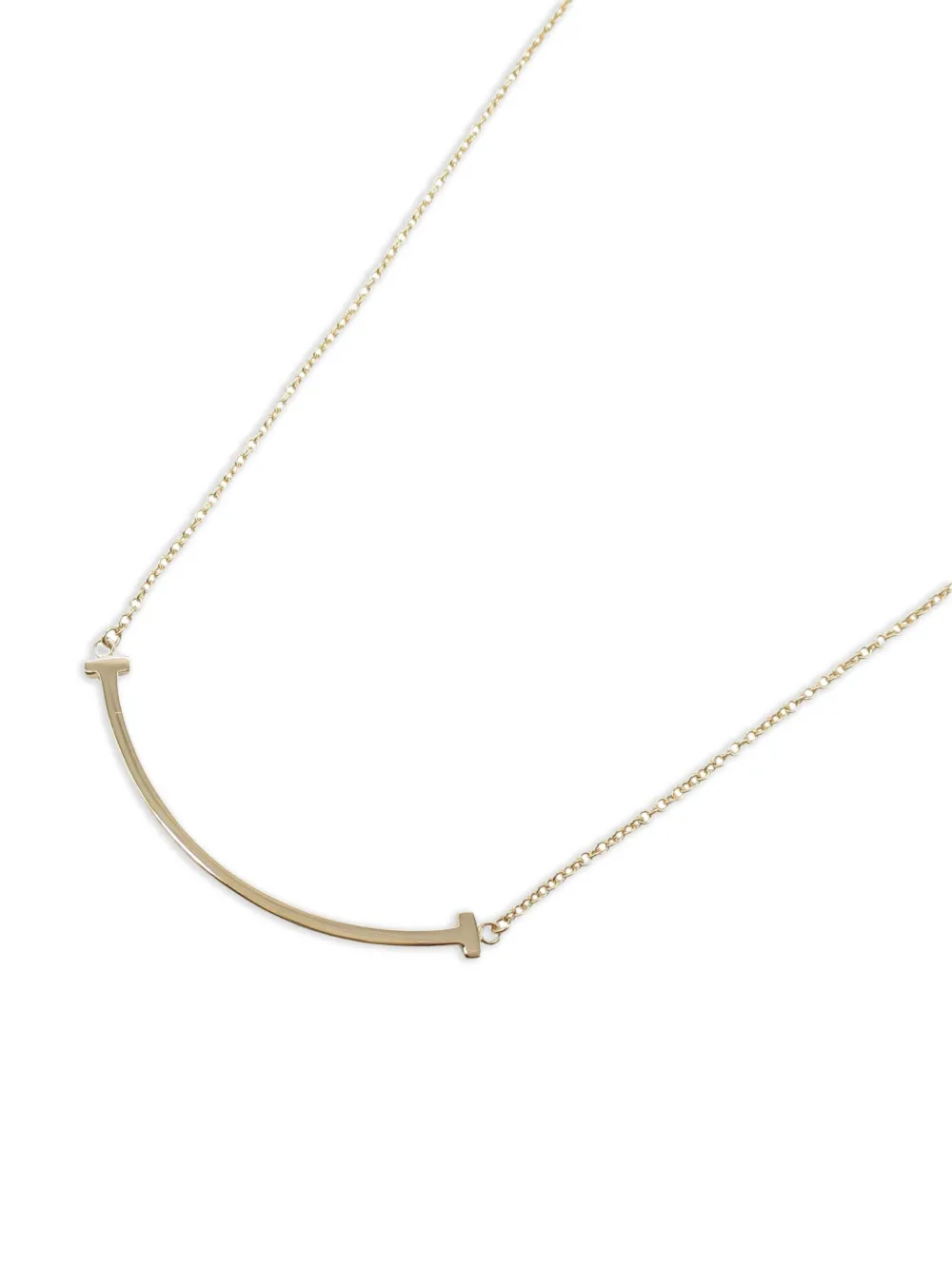 Tiffany & Co. Pre-Owned 2010s 18K rose gold T-Smile necklace | Image 2