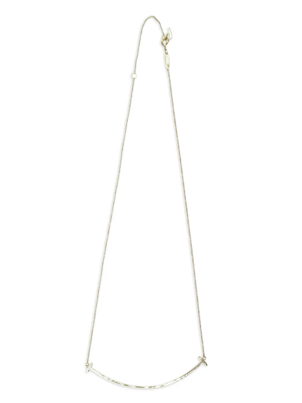 Tiffany & Co. Pre-Owned collar T-Smile grande en oro amarillo de 18 ct 2010 | dorado | Image 1
