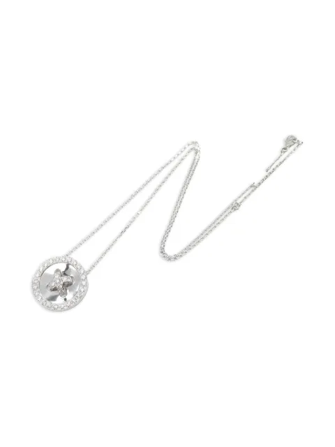 Van Cleef & Arpels 2010s 18K white gold boutonniere diamond necklace