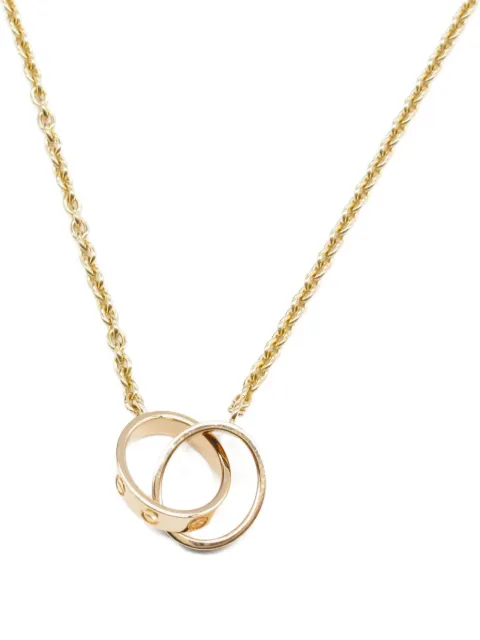 Cartier 2010s 18K rose gold Baby Love necklace