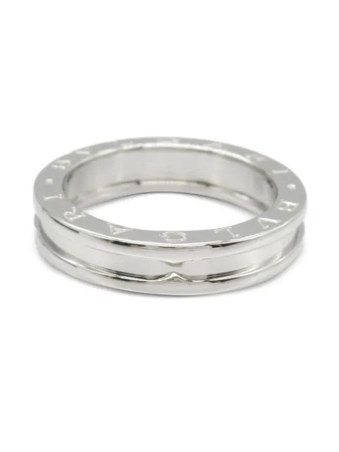 Bvlgari Pre-Owned 10s 18K white gold B-zero ring