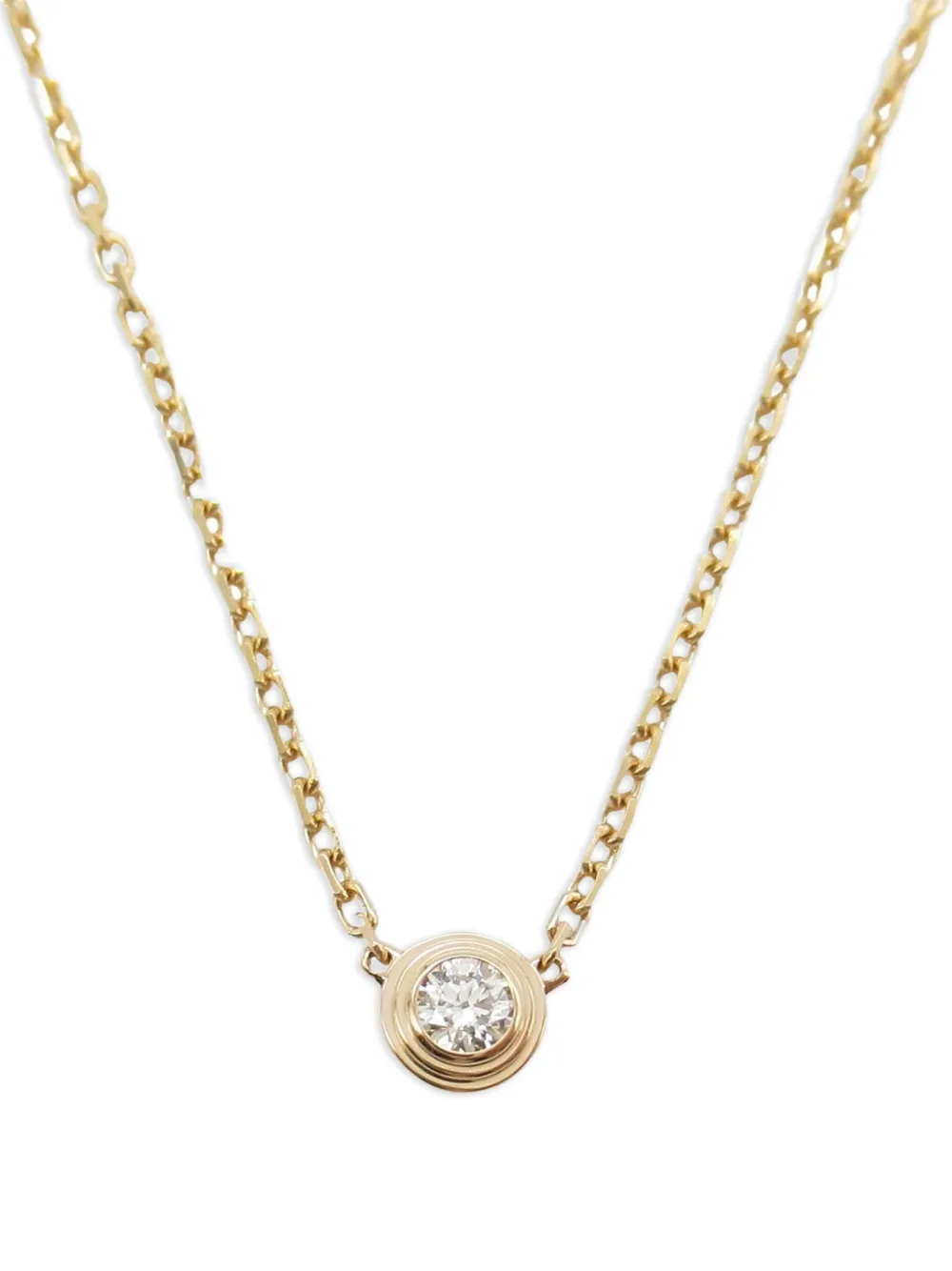 Cartier 10s 18K rose gold D'Amour diamond necklace | Image 2