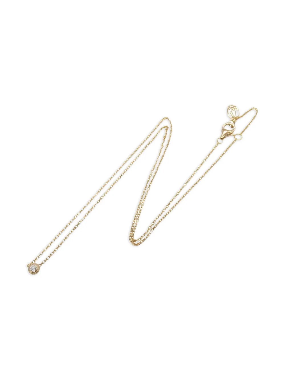 Cartier 10s 18K rose gold D'Amour diamond necklace | Pink | Image 1