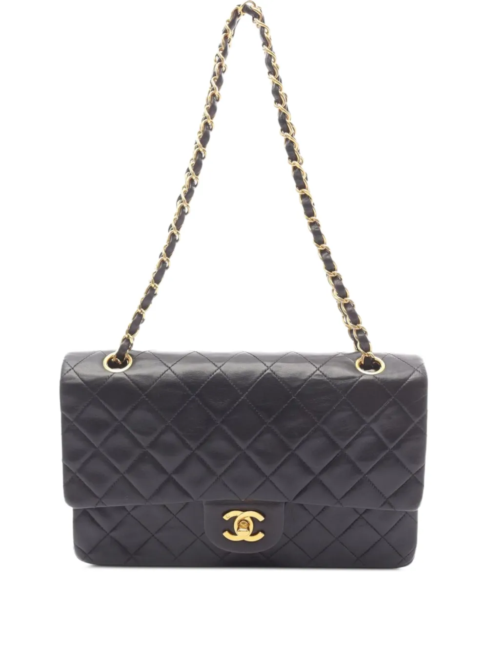 CHANEL Pre-Owned 1994-1996 マトラッセ チェーン ショルダーバッグ - ブラック CHANEL Pre-Owned 1994-1996 マトラッセ チェーン ショルダーバッグ - ブラック