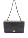 CHANEL Pre-Owned 1994-1996 matelasse chain shoulder bag - Black