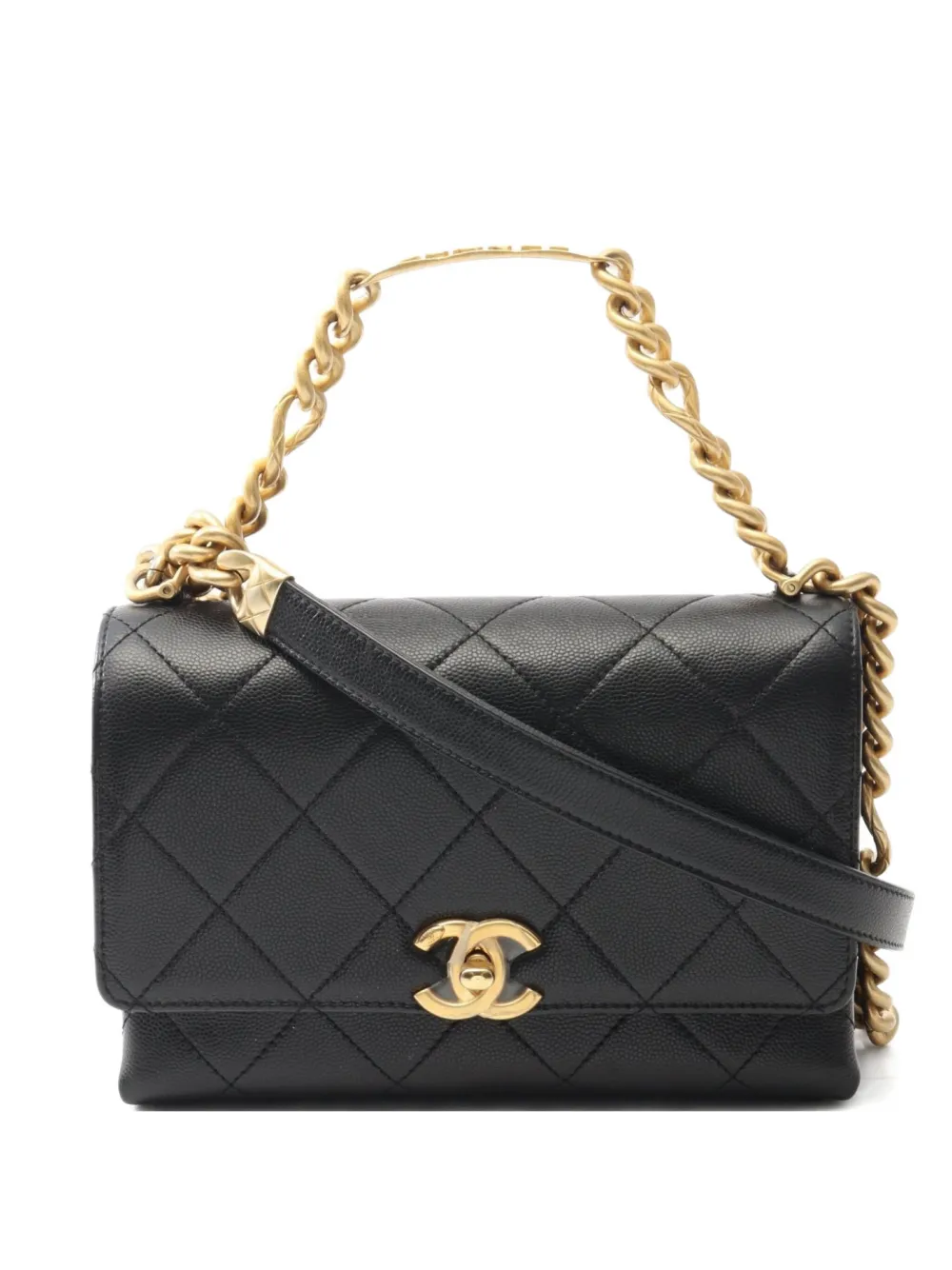 CHANEL Pre-Owned 2021s matelasse chain shoulder bag | Black | Image 1