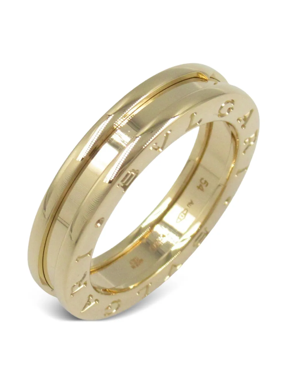 Bvlgari Pre-Owned 2010s 18K yellow gold B.zero1 ring | Women | Image 2