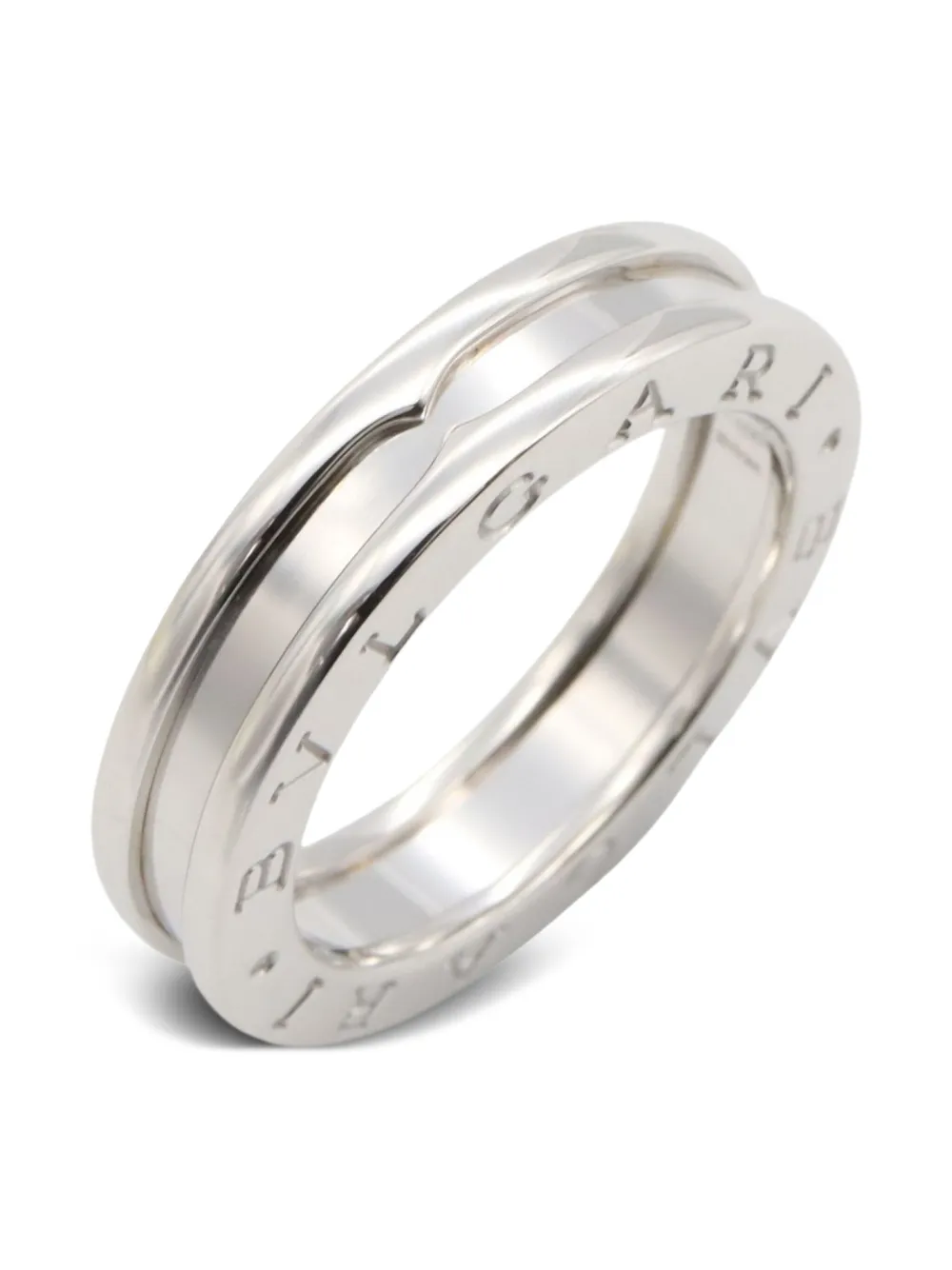 Bvlgari Pre-Owned 2010s 18K white gold B.zero1 ring | Women | Image 2