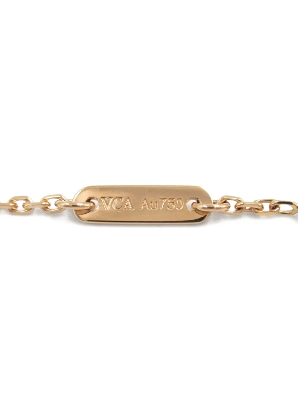 Pre-owned Van Cleef & Arpels 10s 18k Rose Gold Frivole Diamond Flower-embellished Bracelet In Pink