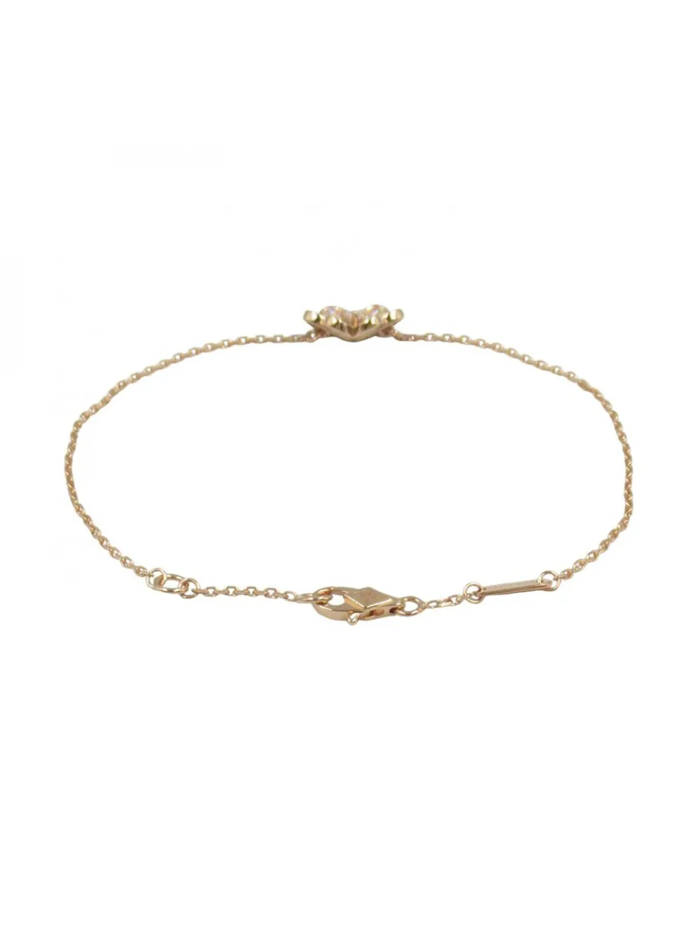 Van Cleef & Arpels 10s 18K rose gold Frivole diamond flower-embellished bracelet | Image 2