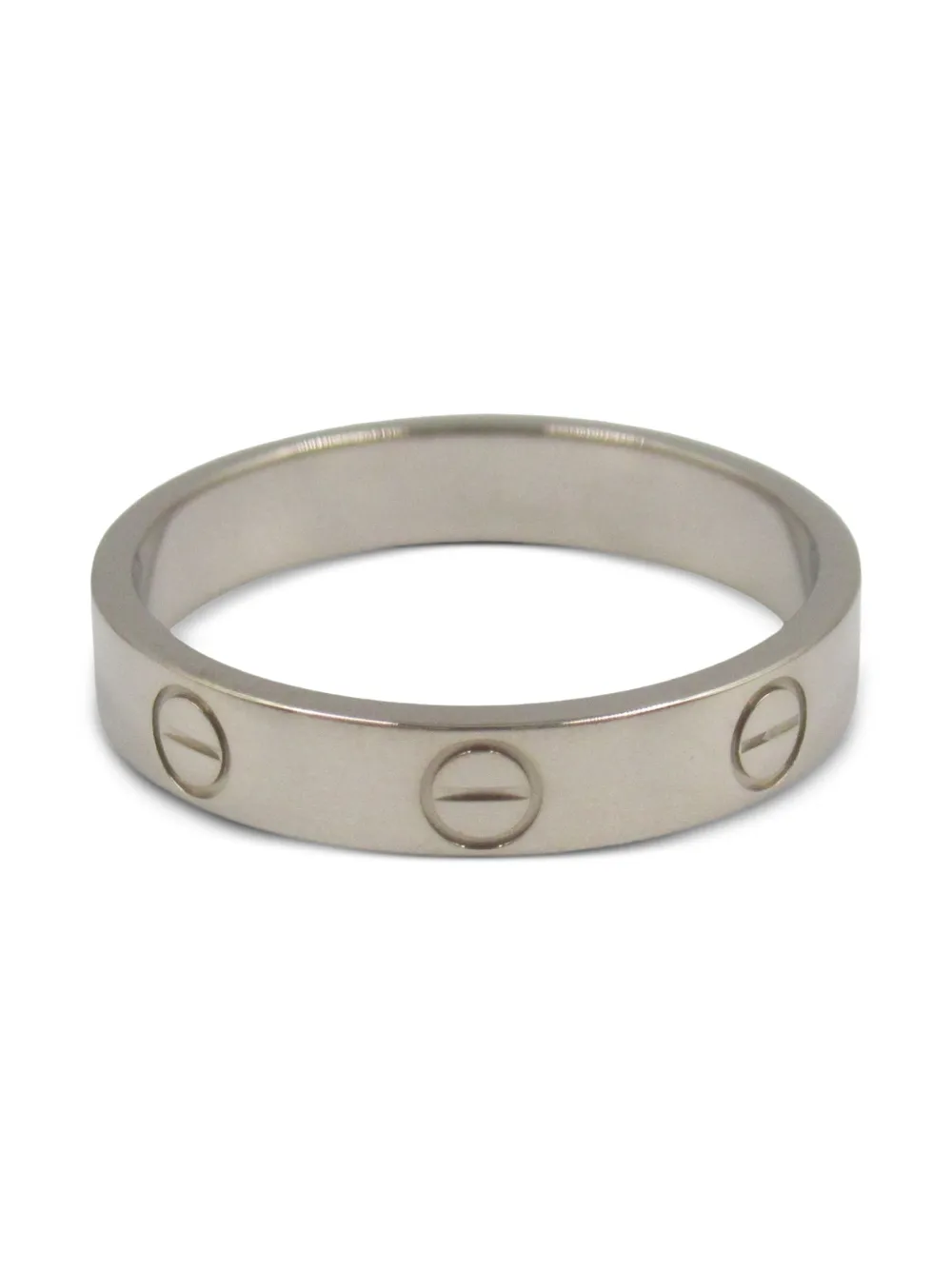 Cartier 2010s 18K white gold mini Love ring | Silver | Image 1