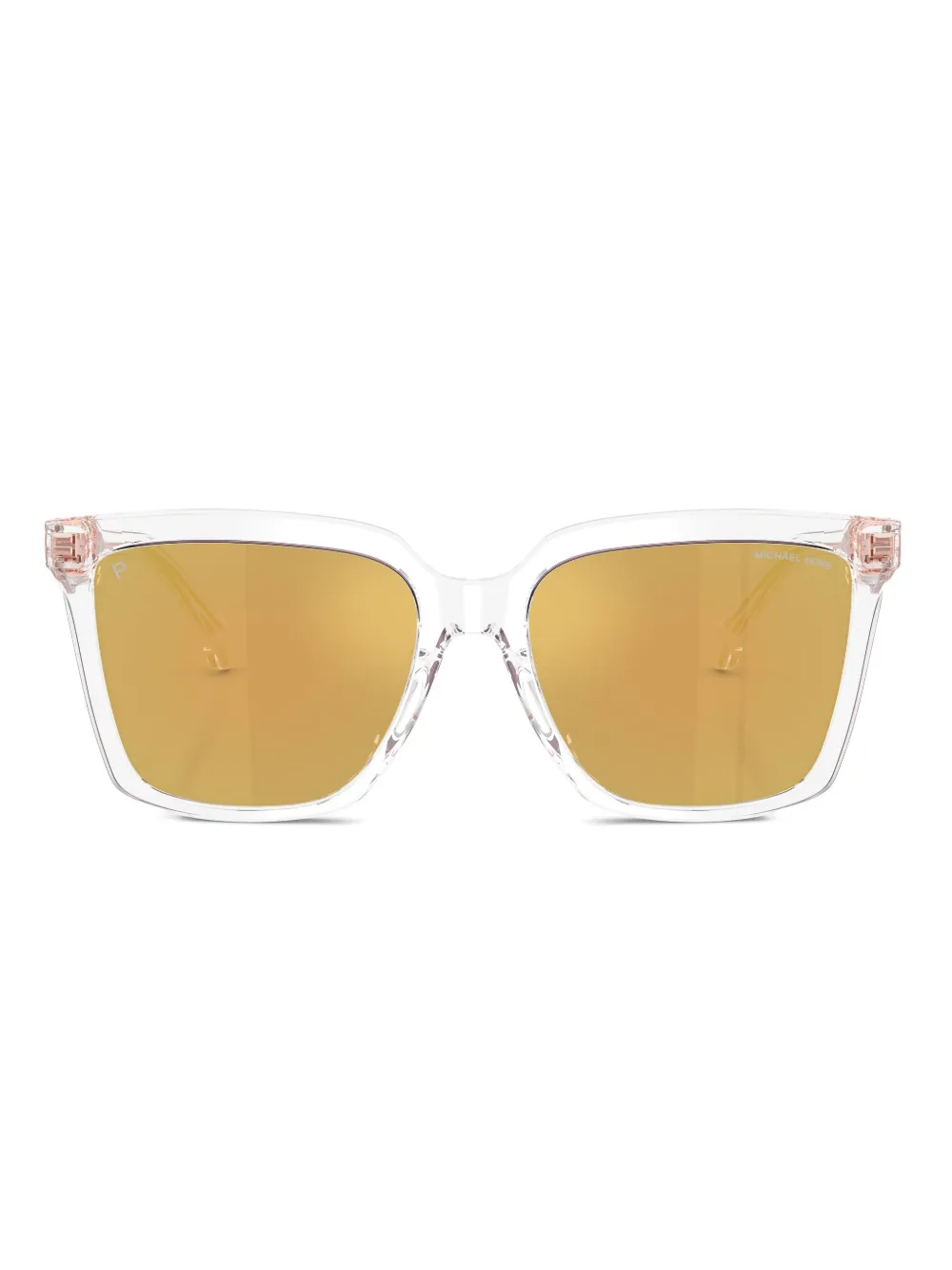 Michael Kors clear-frame logo sunglasses | Neutrals | Image 1