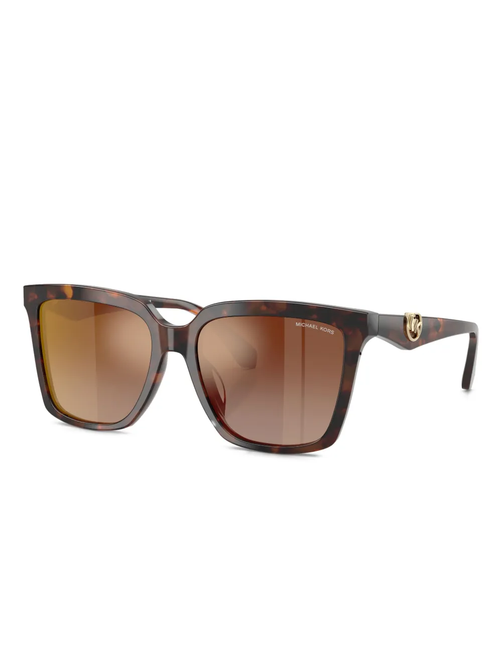 Michael Kors logo-plaque square sunglasses | Green | Image 1