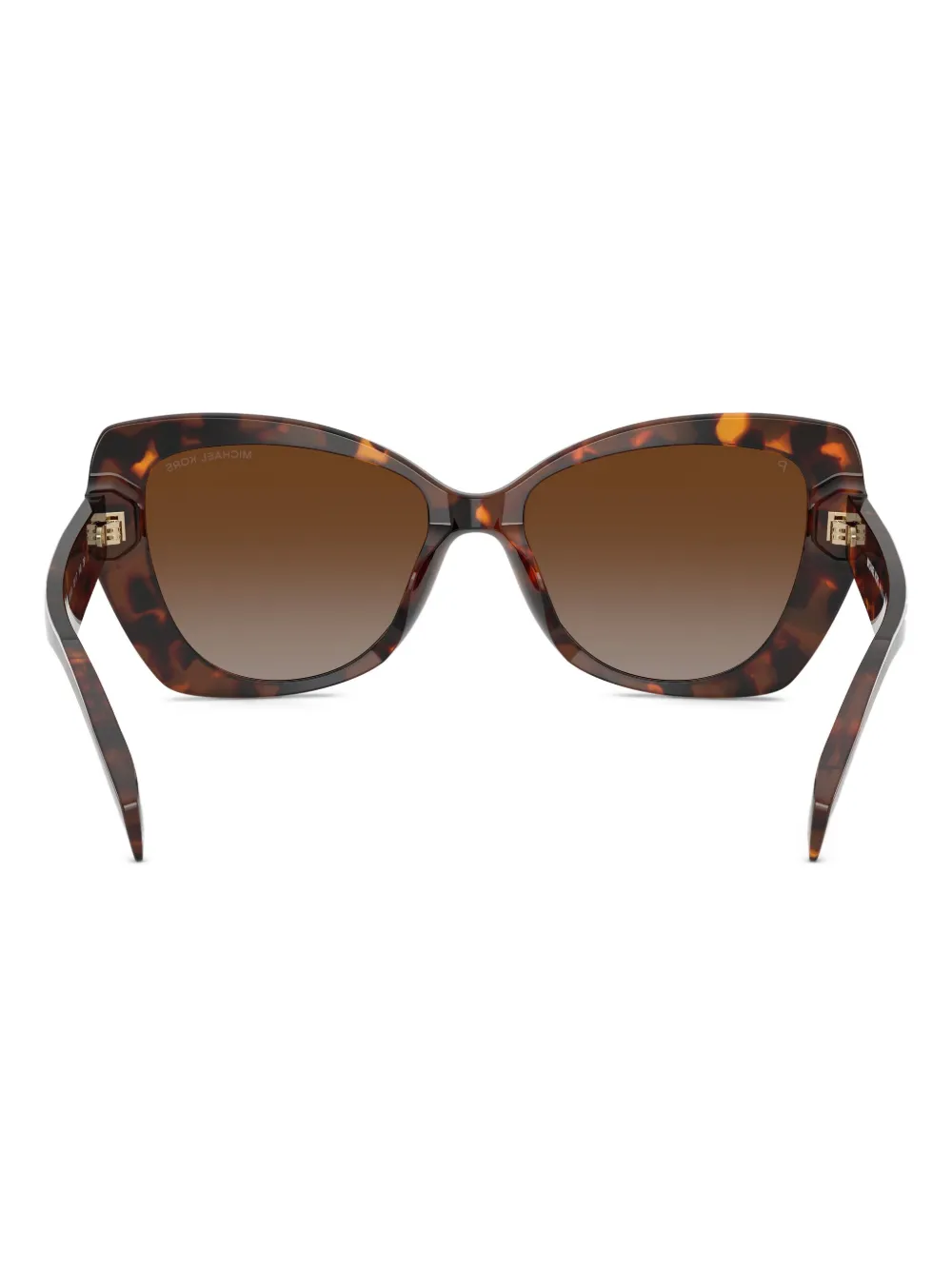 Michael Kors Atlanta zonnebril met cat-eye montuur Bruin