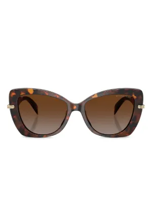 Karl Lagerfeld Óculos De Sol Com Logo | Marrom | FARFETCH BR
