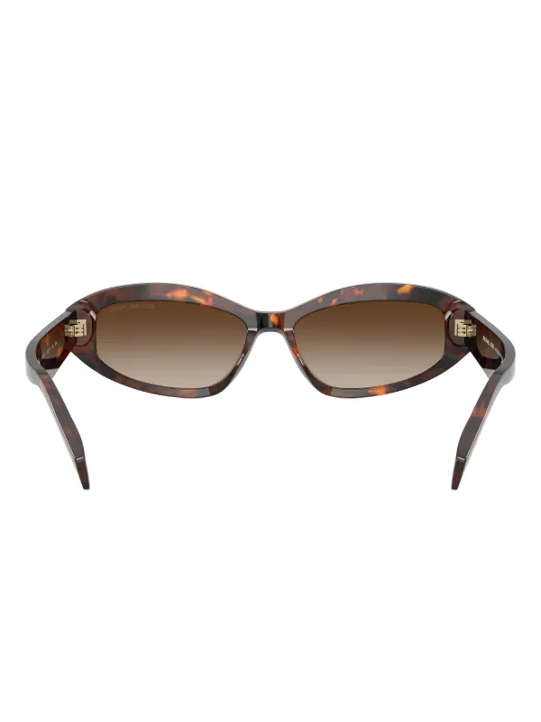 Michael Kors Brown Tortoise Shell With goldtone accents Sunglasses Michael Kors Tortoiseshell Sunglasses | Brown | FARFETCH main image 2