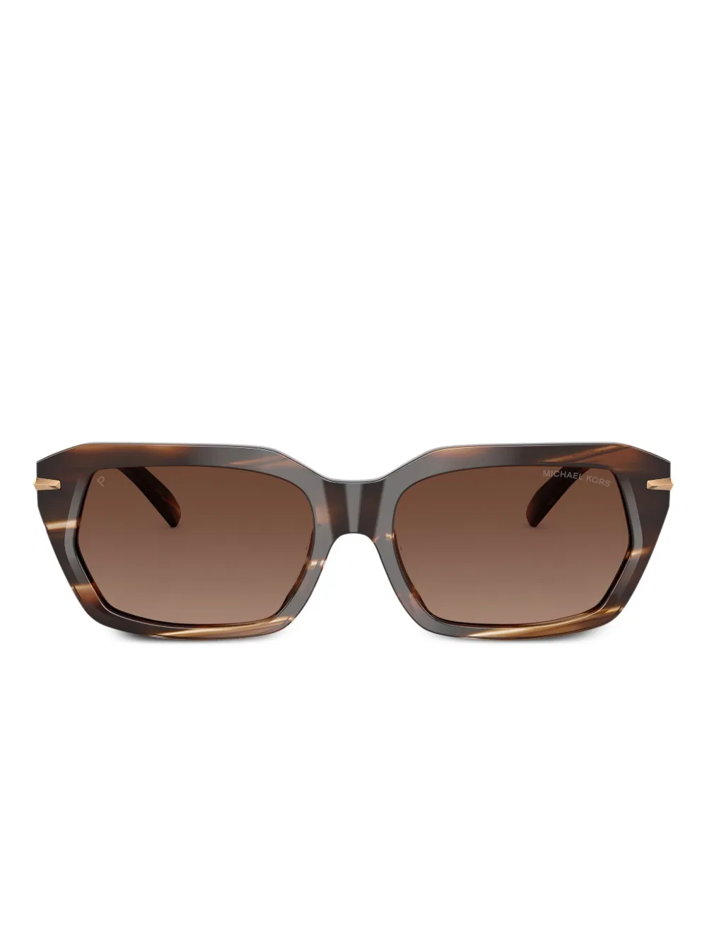 Michael Kors geometric-frame sunglasses | Brown | Image 1