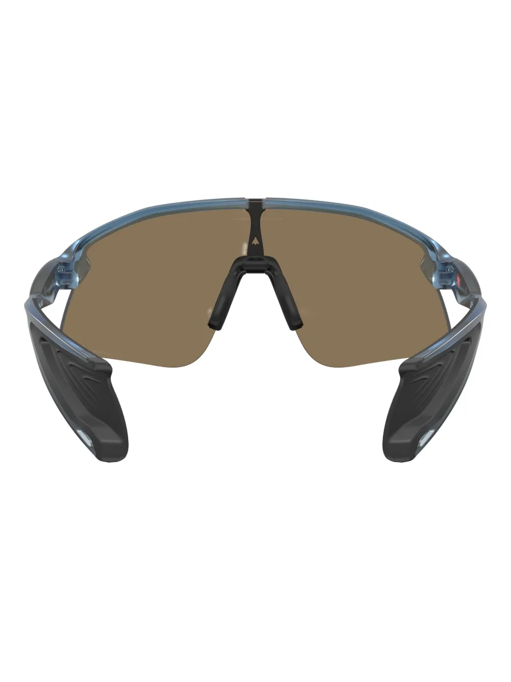 Oakley Transparent-frame Shield Sunglasses In Yellow