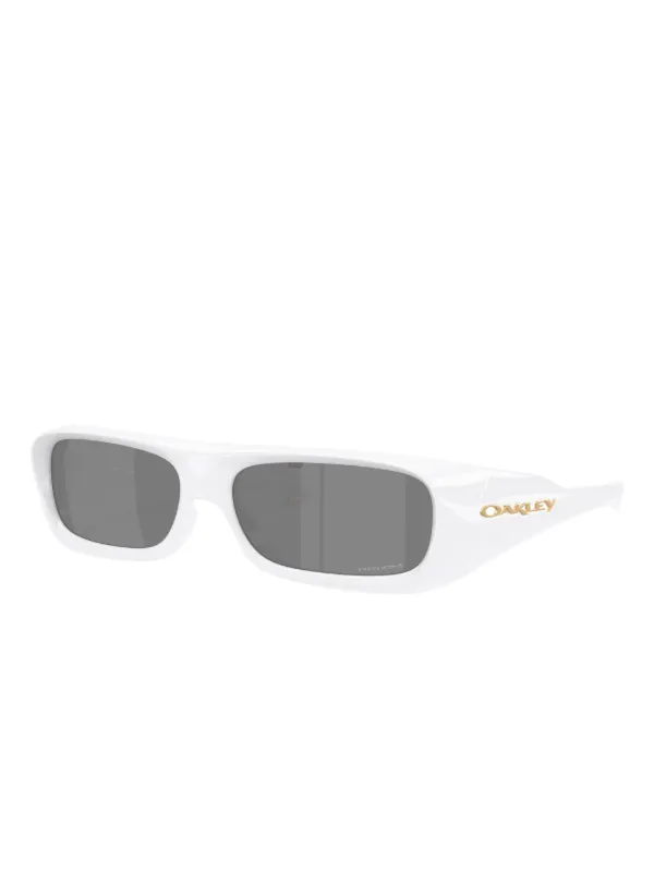 Oakley Permian rectangle-frame Sunglasses | White | FARFETCH IN