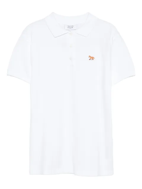 Maison Kitsuné fox-embroidered polo shirt