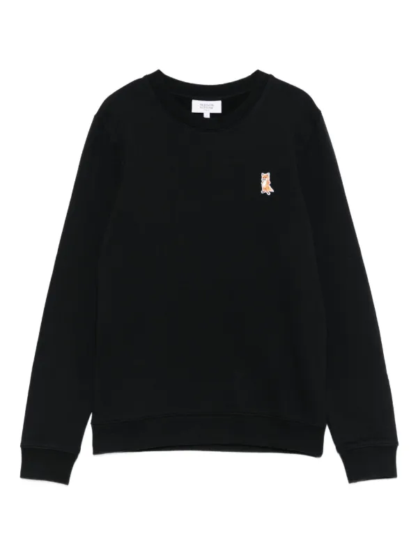 Maison Kitsuné エンブロイダリー スウェットシャツ | ブラック
