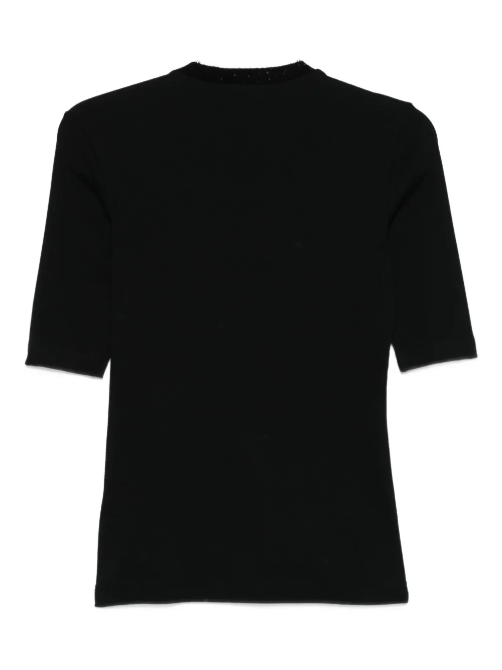 Fabiana Filippi Cotton Top In Black