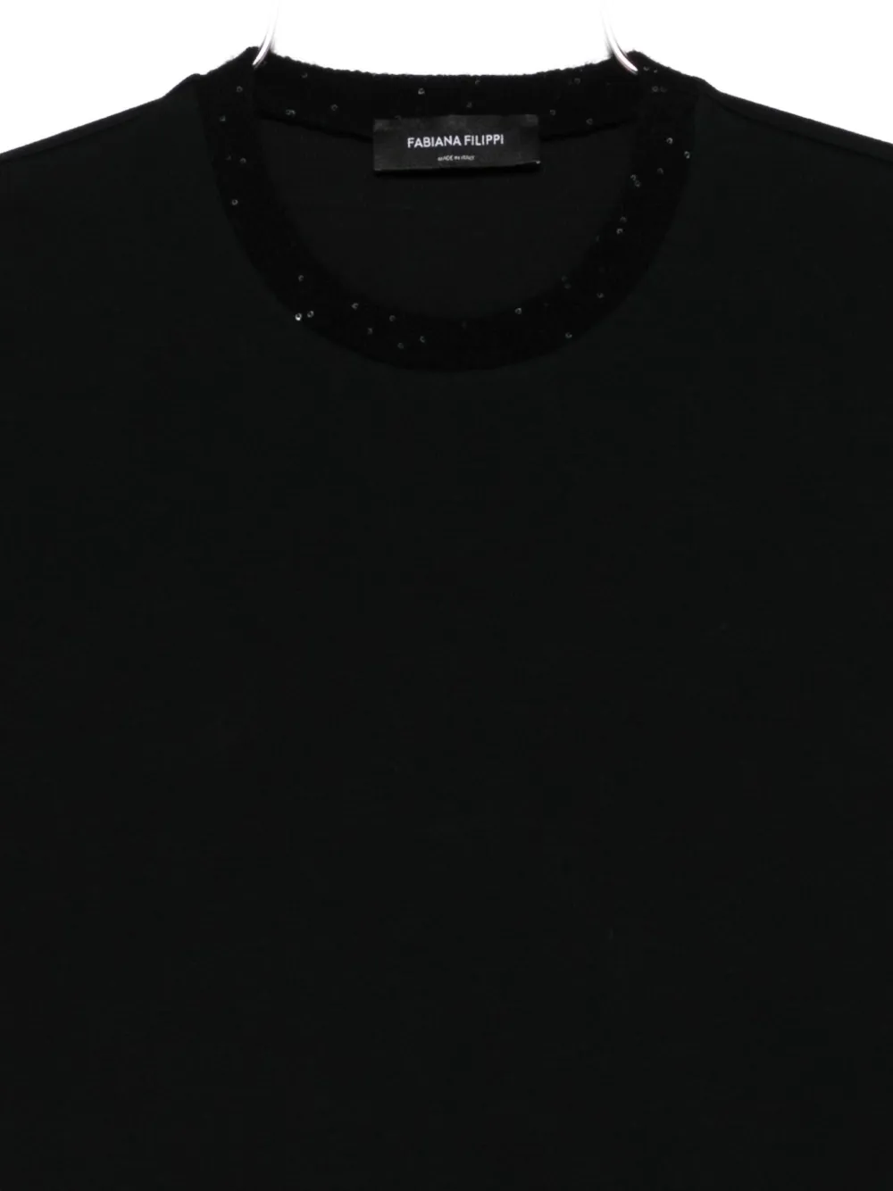 Fabiana Filippi Cotton Top In Black