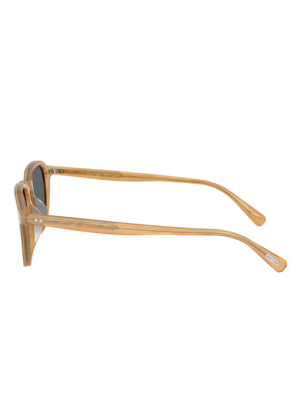 Oliver Peoples geometric-frame Sunglasses | Brown | FARFETCH SG