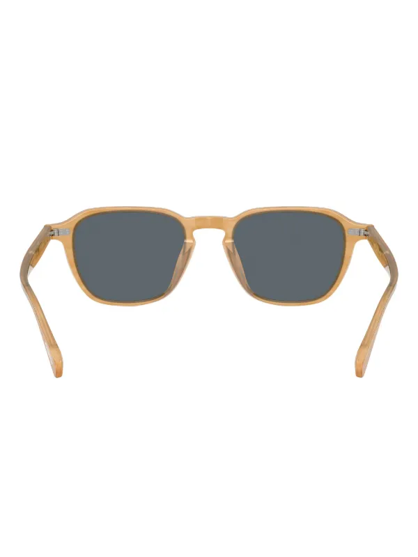 Oliver Peoples geometric-frame Sunglasses | Brown | FARFETCH SG