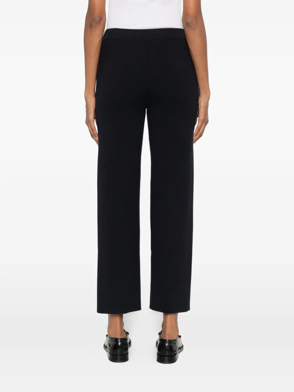 Max Mara High waist straight broek Zwart