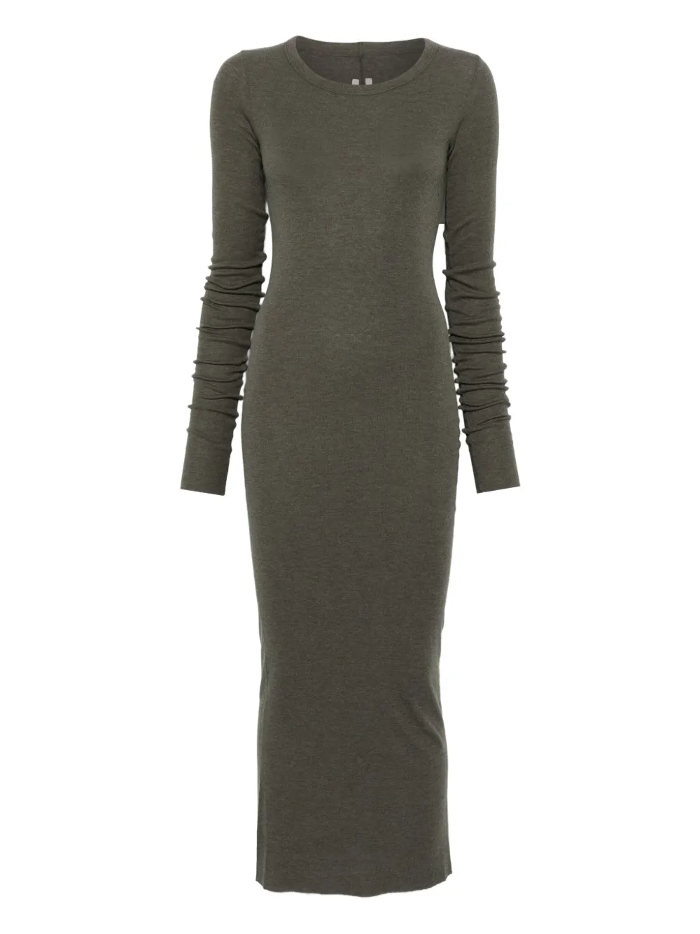 Rick Owens long-sleeve midi dress | Green | Image 1