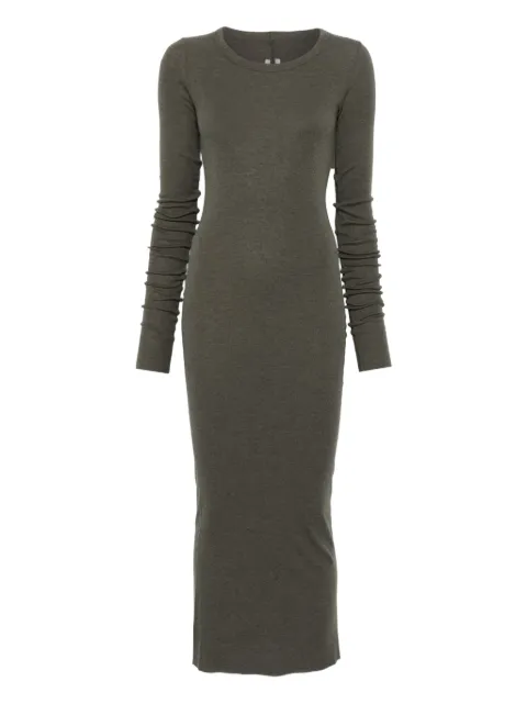 Rick Owens vestido midi manga larga