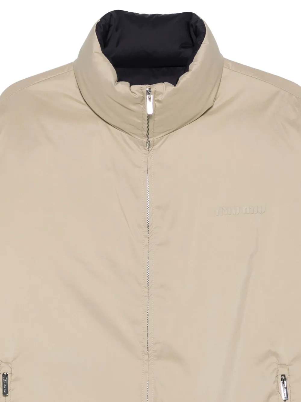 Miu Jack met hoge hals Blauw