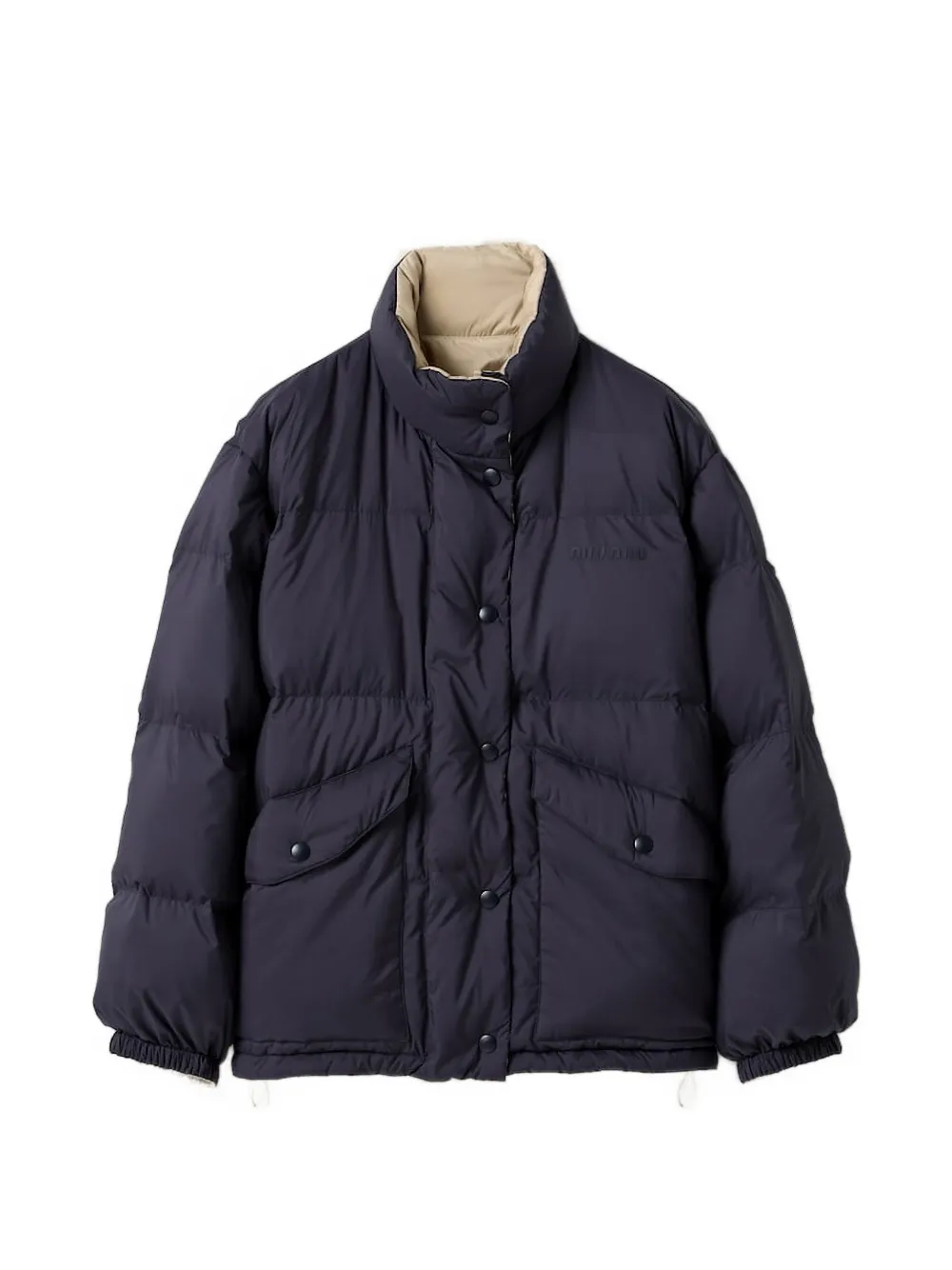 Miu Miu Giacca a collo alto - Blu