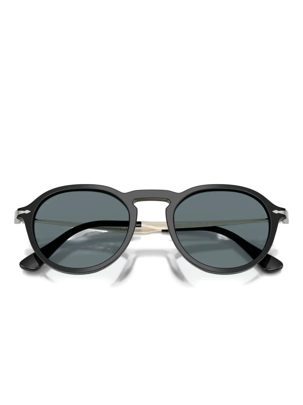 Persol Round-frame Sunglasses In Black