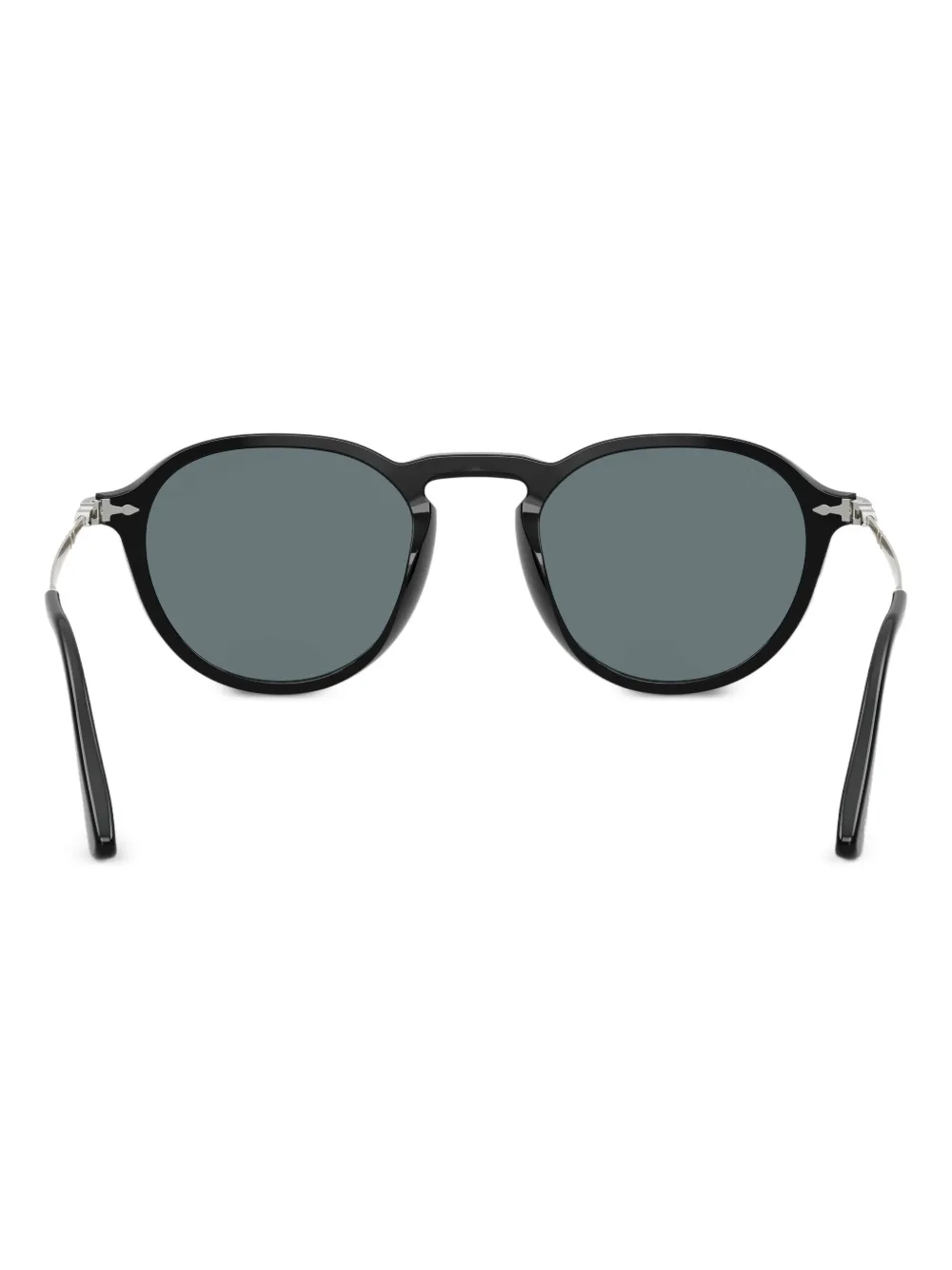 Persol Zonnebril met rond montuur Zwart
