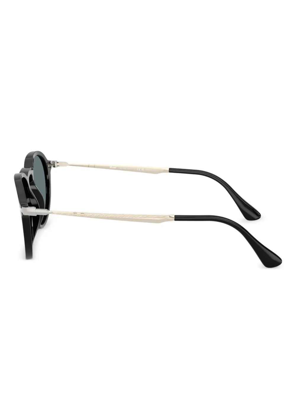Persol Zonnebril met rond montuur Zwart