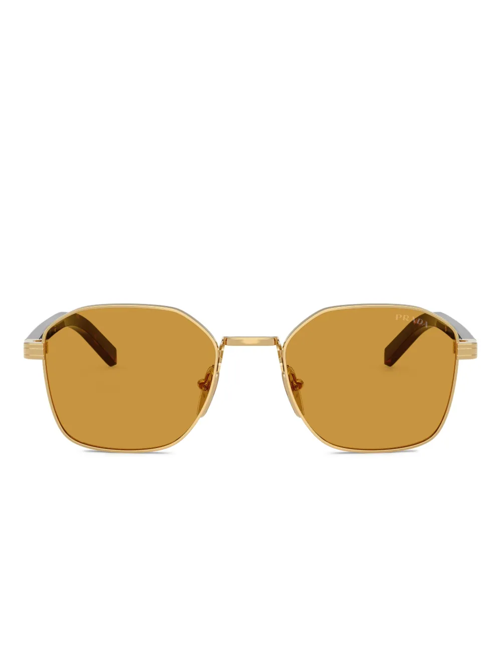 Prada geometric-frame sunglasses | Gold | Image 1