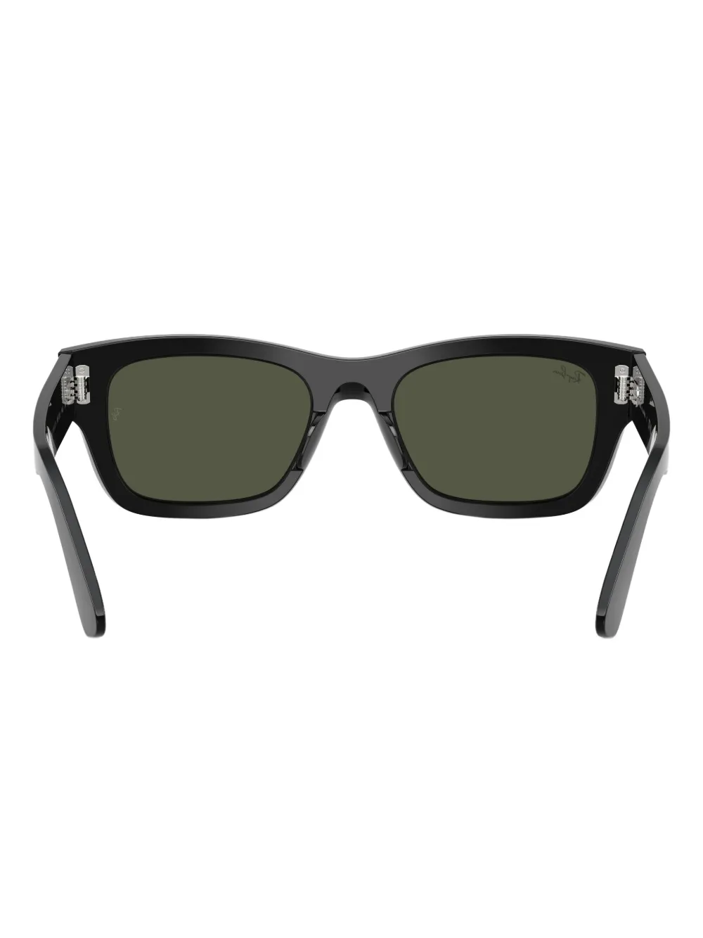 Ray Ban Rectangle Acetate Sunglasses In Black