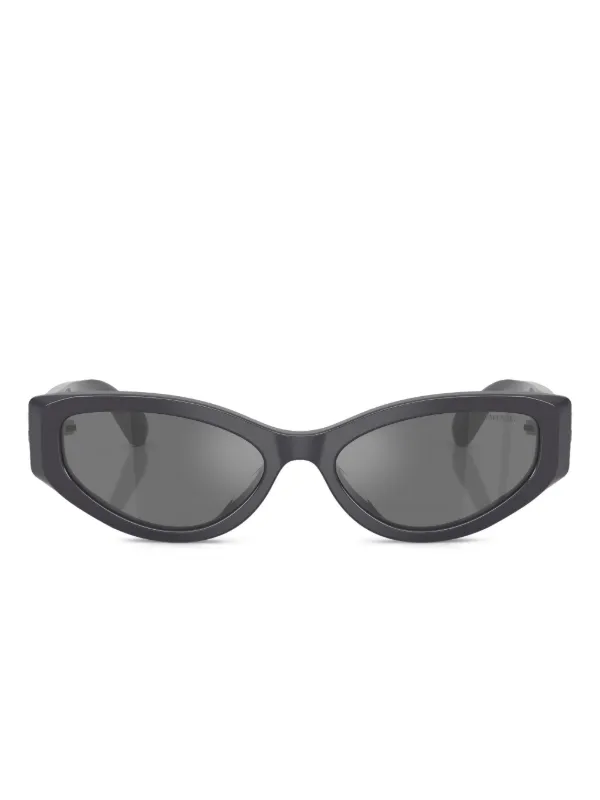 Crystal-Embellished Black Cat-Eye Sunglasses Swarovski Eyewear crystal-embellished cat-eye Sunglasses  main image 3