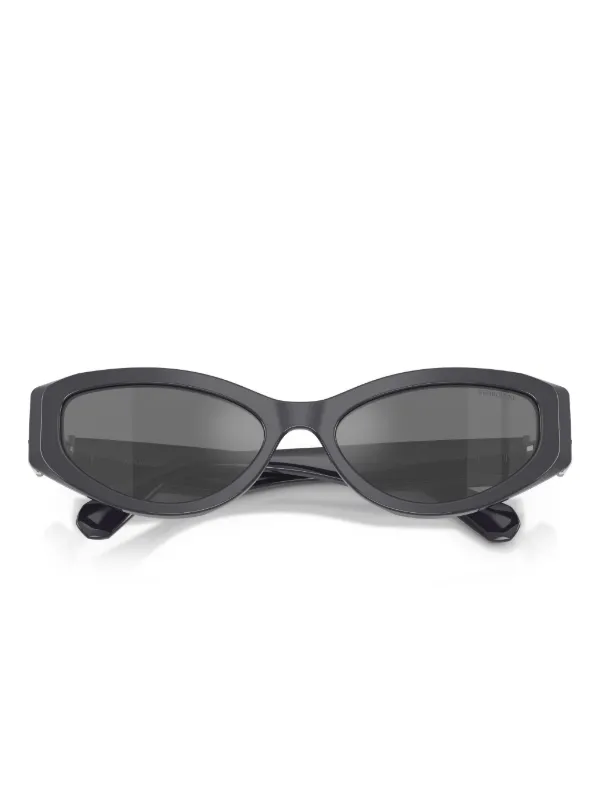Swarovski Eyewear crystal-embellished cat-eye Sunglasses | Grey