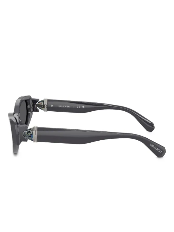 Swarovski Eyewear crystal-embellished cat-eye Sunglasses | Grey
