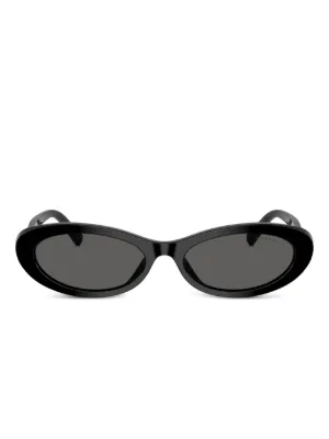 Tiffany & Co. サングラス オーバル Tiffany & Co. オーバルフレーム サングラス | ブラック | FARFETCH JP